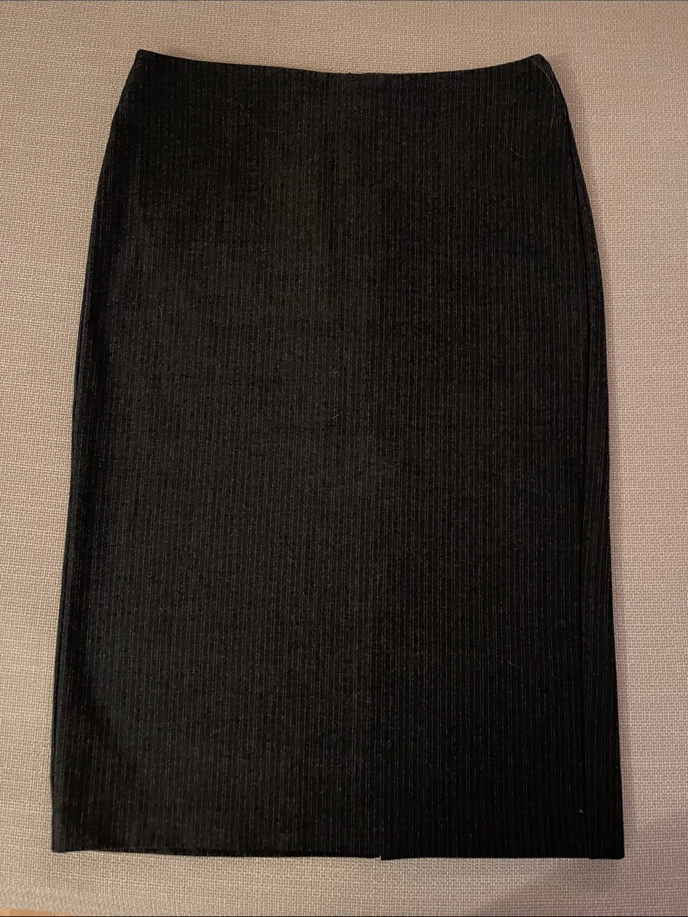 United Colors Of Benetton Black Ribbed Pencil Skirt